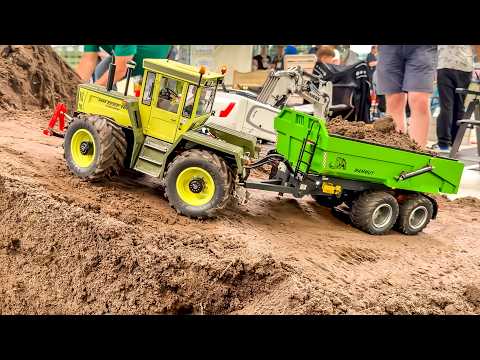 TRACTORS AND RC TRUCKS, EXCAVATORS MEGA RC COLLECTION! thumbnail