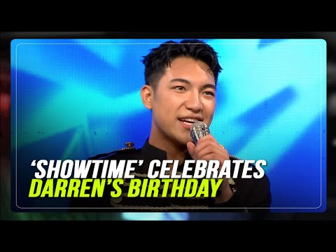 Darren marks 25th birthday on ‘Showtime’ thumbnail