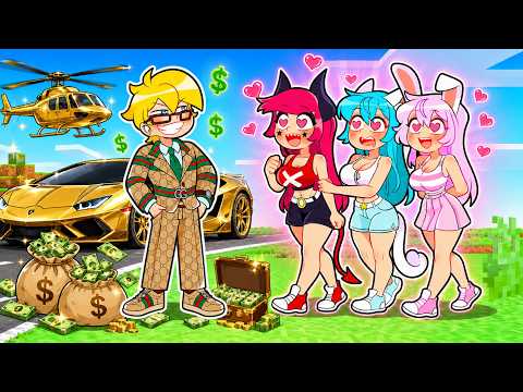 TESTO Le Ragazze Su Minecraft Se si INNAMORANO Per I SOLDI thumbnail