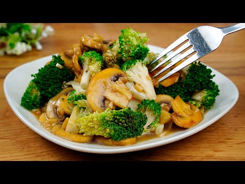 Broccoli that drives everyone crazy! Broccoli and mushrooms. Baked broccoli recipe. thumbnail