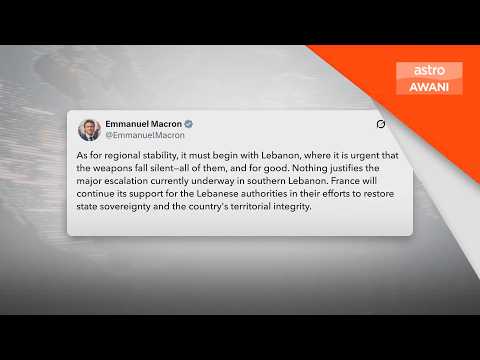 Tiada justifikasi ketegangan di selatan Lubnan - Macron thumbnail