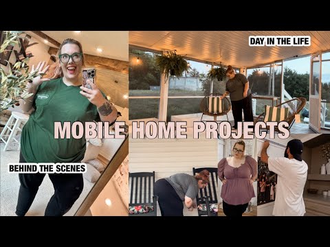 NEW OUTDOOR DECOR!☀️ | DOUBLE WIDE TRAILER PROJECTS | A DAY IN THE DOUBLE WIDE!  thumbnail