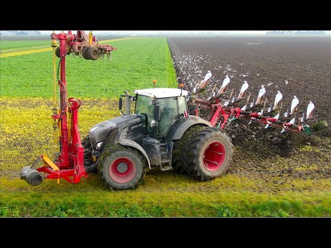 Ploughing and Soil Preparation in one Pass | Fendt 939 w/ MH Rotor-arm & Kverneland 7 furrow plough thumbnail