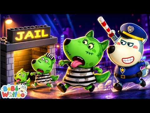 Bebé Wolfoo | ¡Policía Contra Zombies Hambrientos! | Dibujos animados para niños thumbnail
