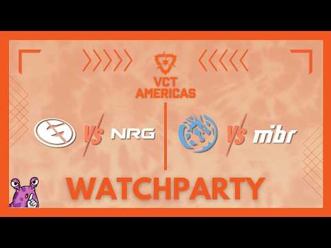 EG vs NRG & LEV vs MIBR | VCT Americas Stage 1 #VCTWatchParty | !patreon !merch thumbnail