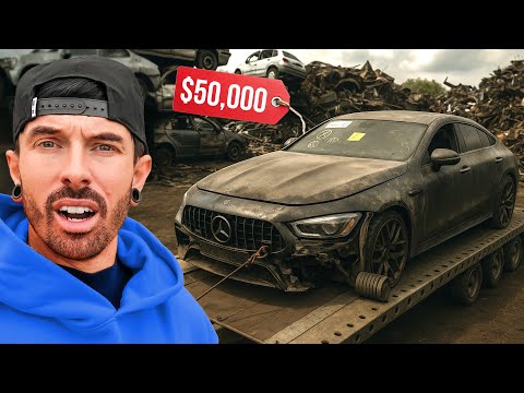 I BOUGHT A WRECKED MERCEDES AMG GT63 & ATTEMPTED TO FIX IT thumbnail