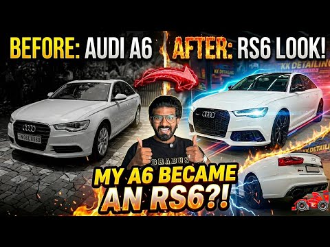 My Audi A6 facelift conversion for 1 lakh 😍 | New look 🔥 thumbnail