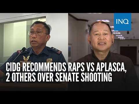 CIDG recommends raps vs Aplasca, 2 others over Senate shooting thumbnail