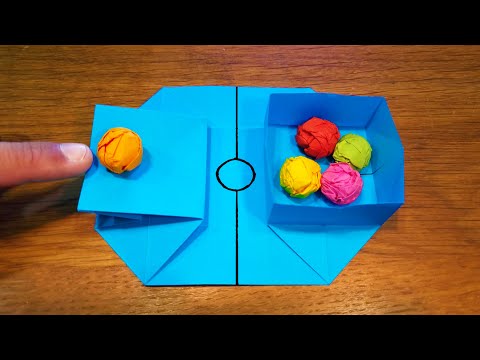 Easy Paper Mini Basketball Pop-It Toy thumbnail