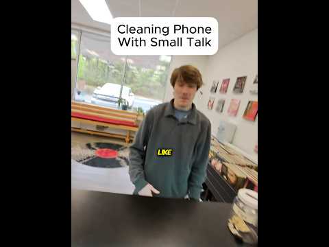 CLEANING PHONE WITH SMALL TALK!!! #automobile #brokenfix #smartphone #problemfix #cellphone #fix thumbnail