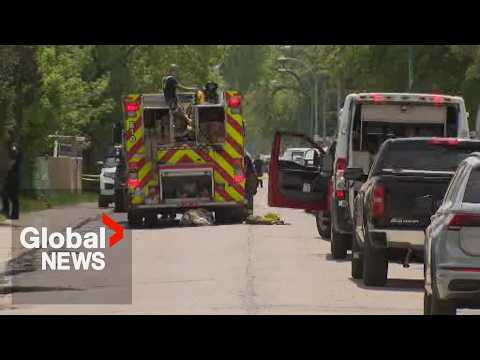 Winnipeg police rescue hostages after suspect sparks standoff and house fire thumbnail