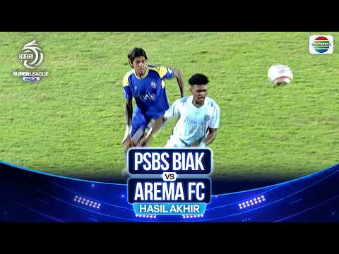 PSBS Biak VS Arema FC  - Hasil Pertandingan | BRI Super League 2025/26 thumbnail