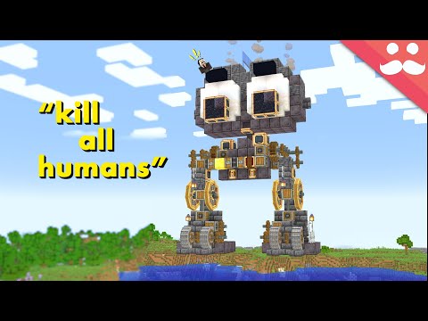 Making cute (killer) robots in Minecraft thumbnail