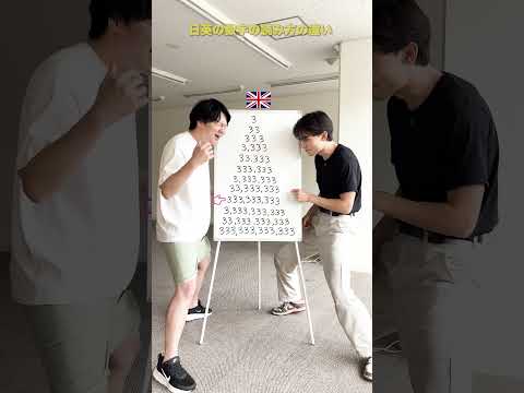 日本語と英語、数字の読み方の違い thumbnail