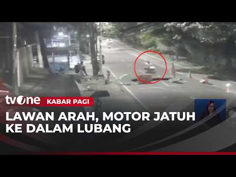Lubang Mengaga di Jalan Lenteng Agung | Kabar Pagi thumbnail