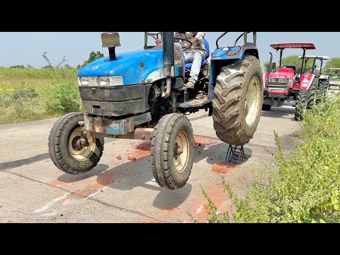 Break and Brick Test | New Holland 5500 | John Deere |Mahindra Arjun Novo 4wd | Eicher 485 Tractor🚜 thumbnail
