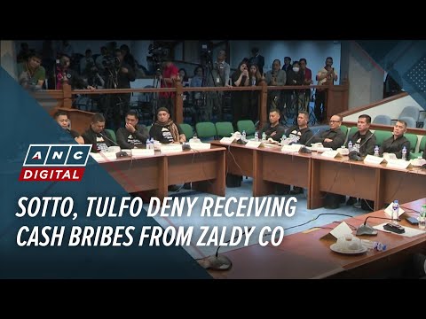 Sotto, Tulfo deny receiving cash bribes from Zaldy Co | ANC thumbnail