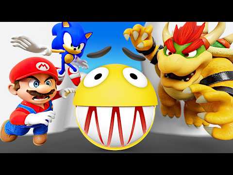 Pacman 3D all maze mayhem video compilation thumbnail