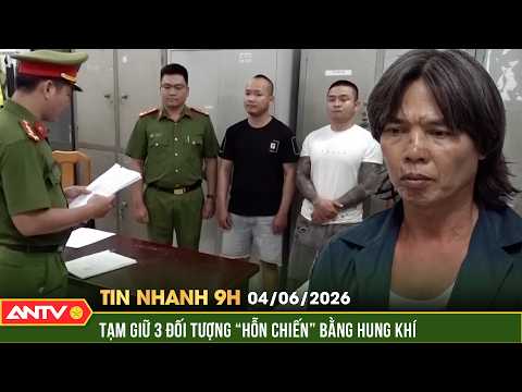 Nhóm người mang mã tấu lao vào 'hỗn chiến' ở Nha Trang | Tin nhanh 9h ngày 4/6 | ANTV thumbnail