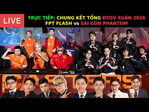 TRỰC TIẾP: CHUNG KẾT TỔNG - FPT FLASH vs SÀI GÒN PHANTOM - ĐƯƠNG KIM VÔ ĐỊCH KỶ NGUYÊN MỚI GỌI TÊN ? thumbnail