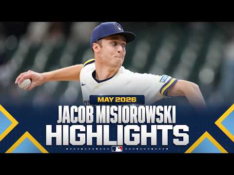 Jacob Misiorowski DOMINATED for the Brewers in the month of May! 💪🔥 | MLB Highlights thumbnail