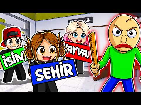 Ece ve Baldi ile İsim Şehir Yarışı! 🤯📚 Roblox Brookhaven🏡RP thumbnail