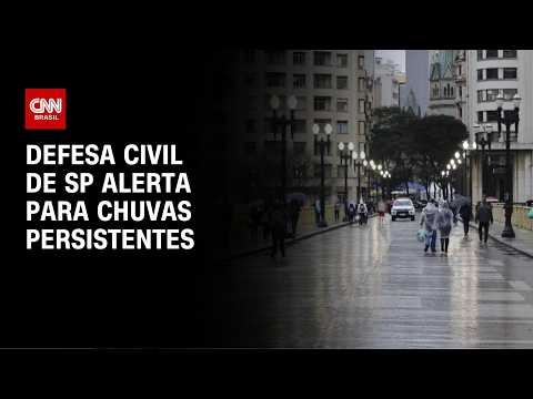 Previsão do tempo: Defesa Civil emite alerta para chuvas persistentes em SP | CNN PRIME TIME thumbnail