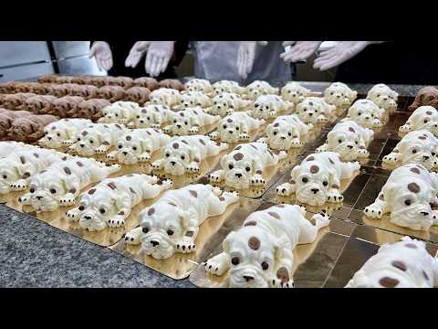 이걸 어떻게 먹지?! 진짜 강아지보다 더 리얼한 초콜릿 케이크 만들기 thumbnail