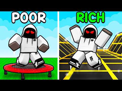 Spending $8,592,763 To Build The BIGGEST TRAMPOLINE PARK In Roblox.. thumbnail
