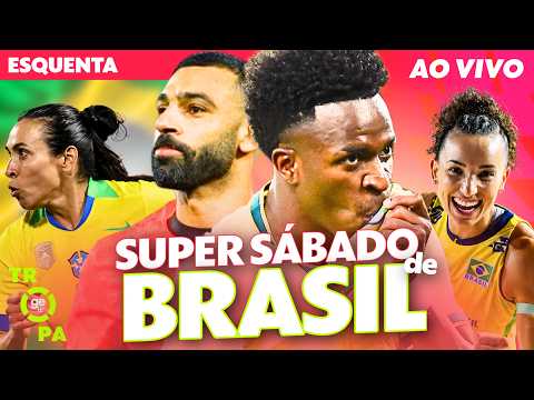 AO VIVO! BRASIL X EGITO: ÚLTIMO JOGO ANTES DA COPA DO MUNDO! | VNL | AMISTOSO FEMININO | Tropa GE TV thumbnail
