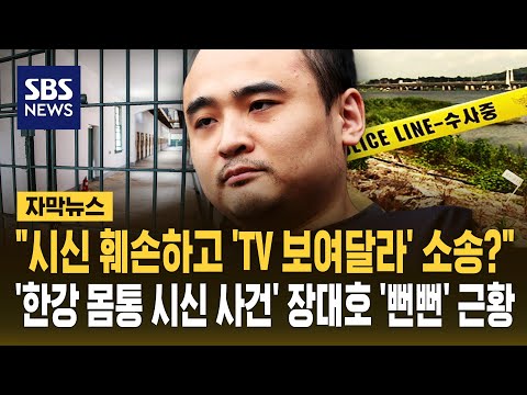"시신 훼손하고 'TV 보여달라' 소송?" '한강 몸통 시신 사건' 장대호 '안면몰수' 근황 (자막뉴스) / SBS thumbnail