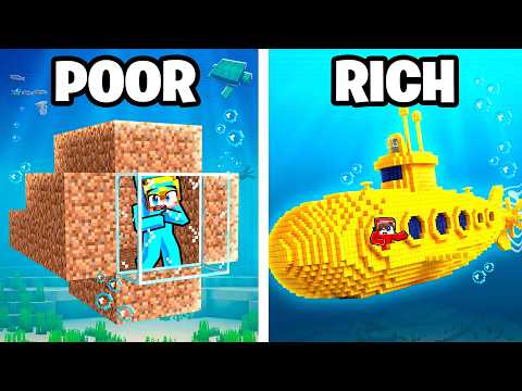 POOR vs RICH Submarine Battle in Minecraft thumbnail