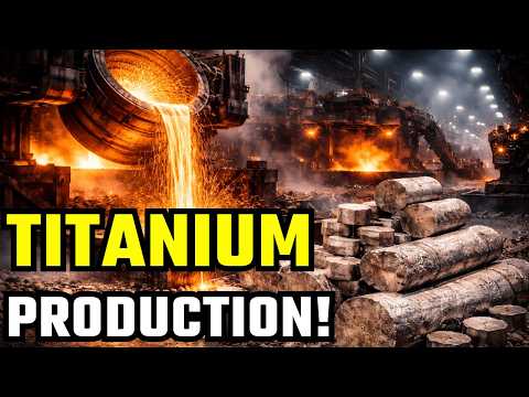 How Titanium Is Made – Titanium Production Process, Kroll Process, Titanium Alloys, Vacuum Melting! thumbnail