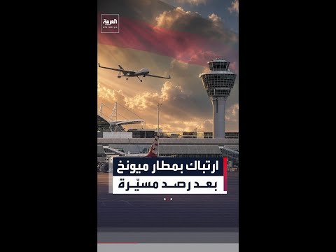 حركة الطيران في مطار ميونخ الألماني تشهد ارتباكاً بعد رصد طائرة مسيّرة thumbnail