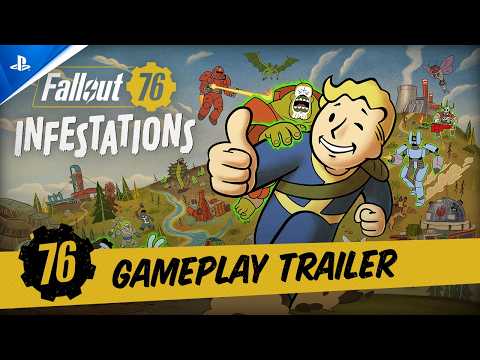 Fallout 76 - Infestations Gameplay Trailer | PS5 &. PS4 Games thumbnail