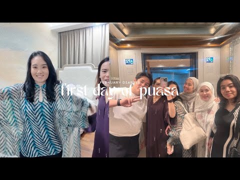 first day of puasa vlog!!! | ramadhan diaries ˚୨୧⋆.˚ᰔ thumbnail