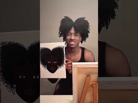 Paint your partner challenge#funnv#Love#couplespaintingchallenge #date #painteachother thumbnail