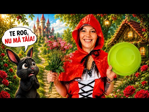 Mărioara s-a transformat în Scufița Roșie și a vrut să taie iepurașul! 😱🐰 thumbnail