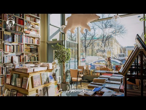 Cozy Bookshop & Café Ambience ☕? | Soft Jazz ASMR for Reading & Relaxation thumbnail