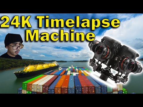 Building a $10,000 360° 24K Resolution Camera - Rain-proof Timelapse Monster for at Sea thumbnail