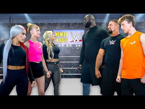 Boys VS Girls! Ninja Kidz, WWE Showdown! thumbnail