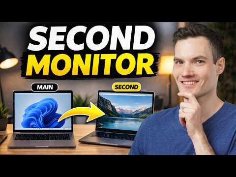 How to Use Laptop as Second Monitor for PC thumbnail