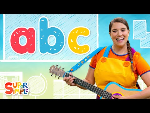 The Alphabet Song with Ms Caitie! | Super Simple ABCs thumbnail