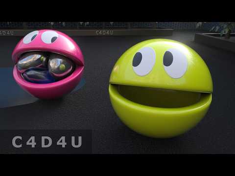 PacMan 3D V9 😋 ❤️ C4D4U thumbnail