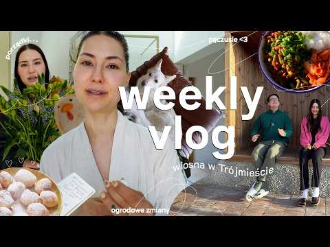 WEEKLY VLOG ?// wiosenne sprzątanie / pączki z airfryera ?/ rzucam i wyrzucam / postępy w ogrodzie thumbnail
