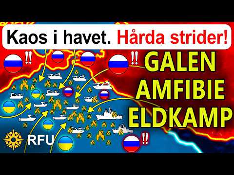 Ukrainare undviker kulspruteeld och sänker ryska örlogsfartyg ett efter ett i hårda sjöstrider thumbnail