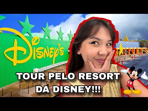 TOUR COMPLETO PELO RESORT DA DISNEY QUE EU TO HOSPEDADA!!! *mostrei tudo* thumbnail