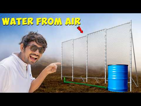 We Made Water From Air | हवा से  पानी | 100% Working Method 😯 thumbnail