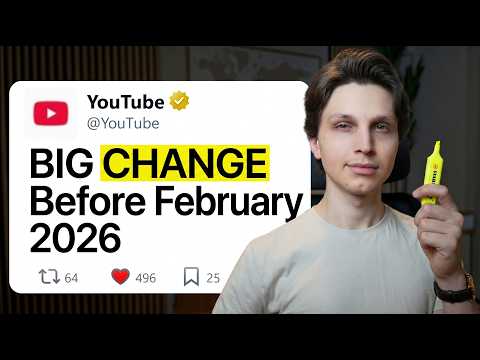 YouTube is Changing in 2026 (Do THIS Before February) thumbnail