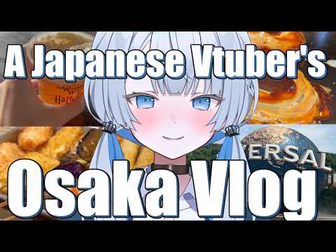 Japan Vlog | First time in Osaka! - Japanese Vtuber - thumbnail